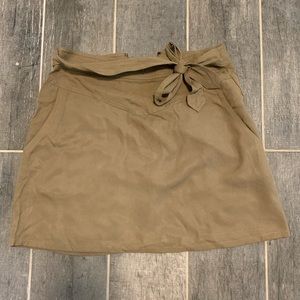 Army Green Short Skirt